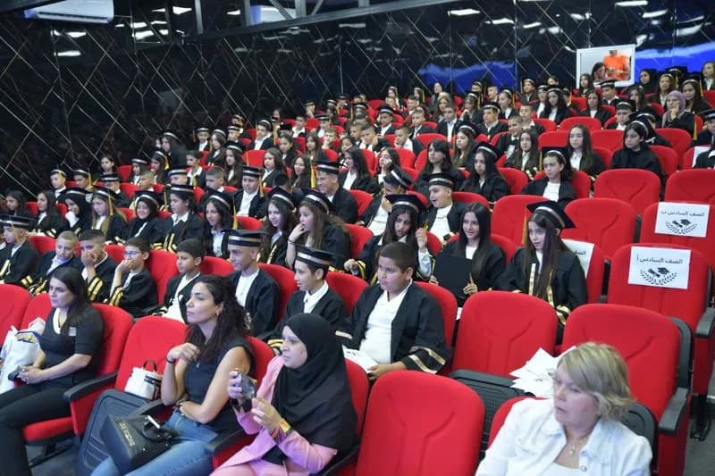 حفل تخرّج راقٍ في مدرسة بئر الأمير – الناصرة: إشراقة أمل في توديع طلاب الصف السادس
